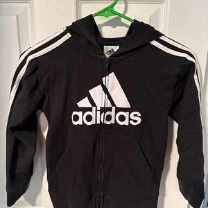 Adidas Kids Black Hoodie